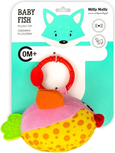Hangende pluchen vis Baby fish roze - 1 stuk