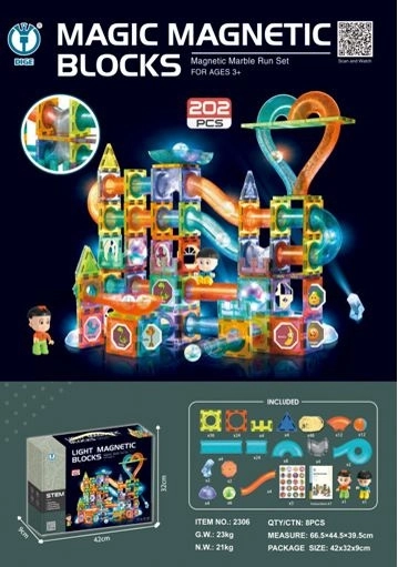 Magnetische bouwset 202 stuks