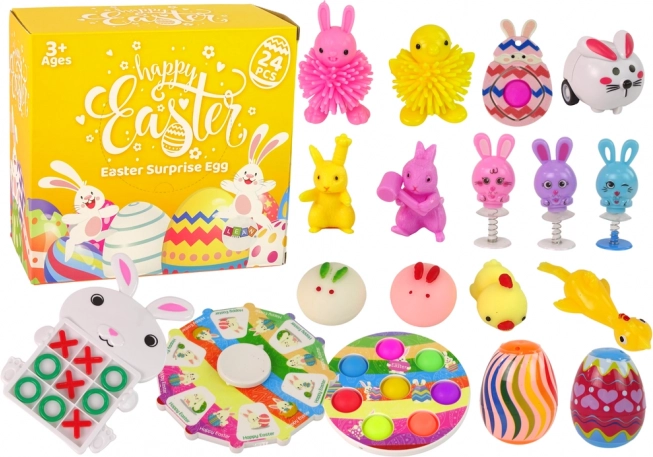 Paasset antistress fidgetspeelgoed set 18 stuks