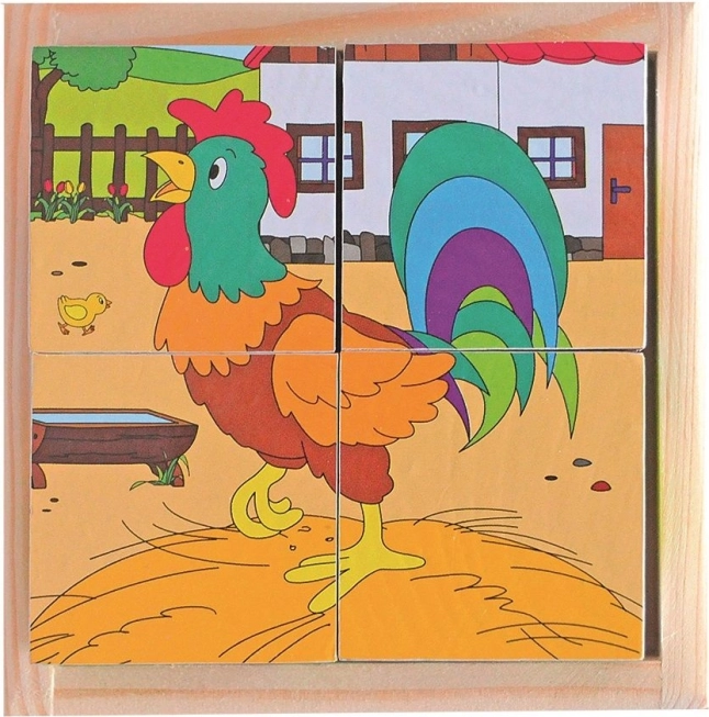 Kubuspuzzel – leven op het platteland