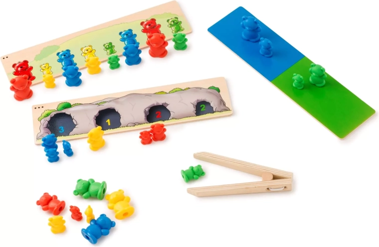 Toys for Life sorteren van beertjes op kleur en grootte