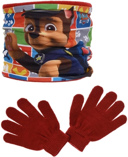 Colsjaal en handschoenen Paw Patrol