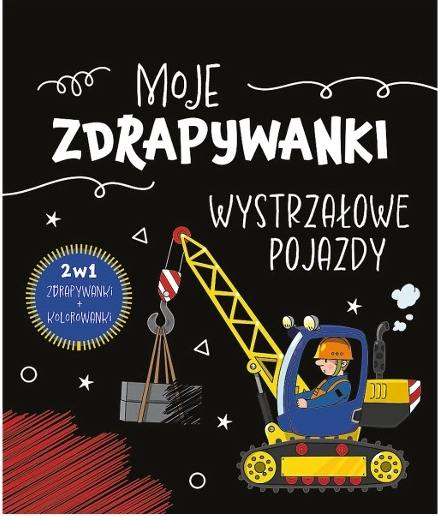 Krasboek creatief schrift Moje zdrapywanki: spectaculaire voertuigen (Pools) - 1 stuk