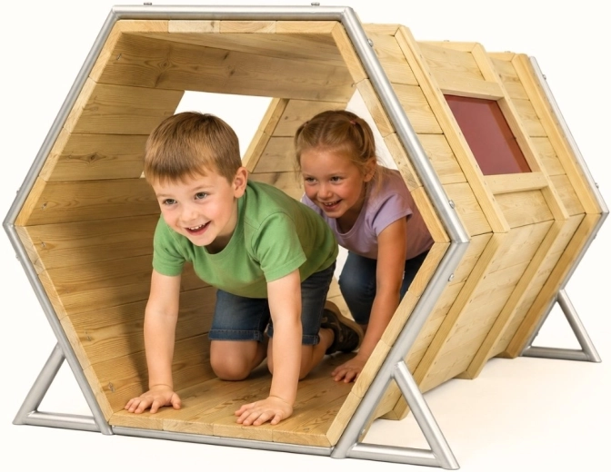 Classic World houten klimtunnel XXL