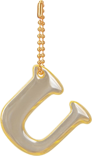 Baagl reflecterende hanger – letter U