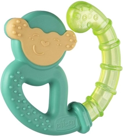 Chicco verkoelend bijtspeeltje Fresh aapje turquoise 4 m+