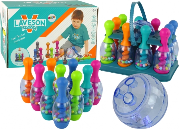 Lichtgevende kogel-arcadespel Bowling