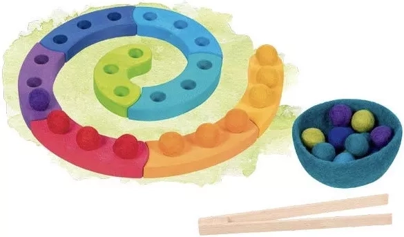 Spiraal uit 8 delen voor variabel spel