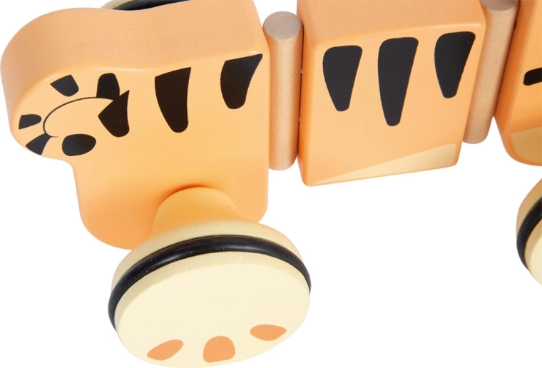 Flexibel driedelig lichaam met golvend effect