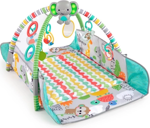 Muzikale olifant met lichtjes voor langer speelplezier