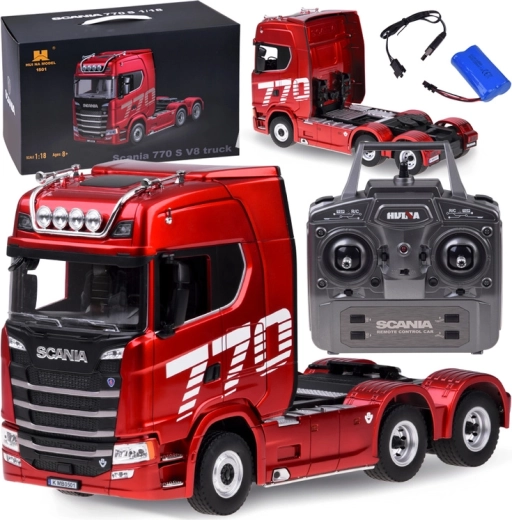 Scania 770 S V8 gelicentieerde RC-truck met afstandsbediening 1:18