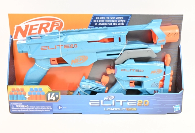 Nerf Elite 2.0 Loadout Pack set van 3 blasters met darts - 3 stuks