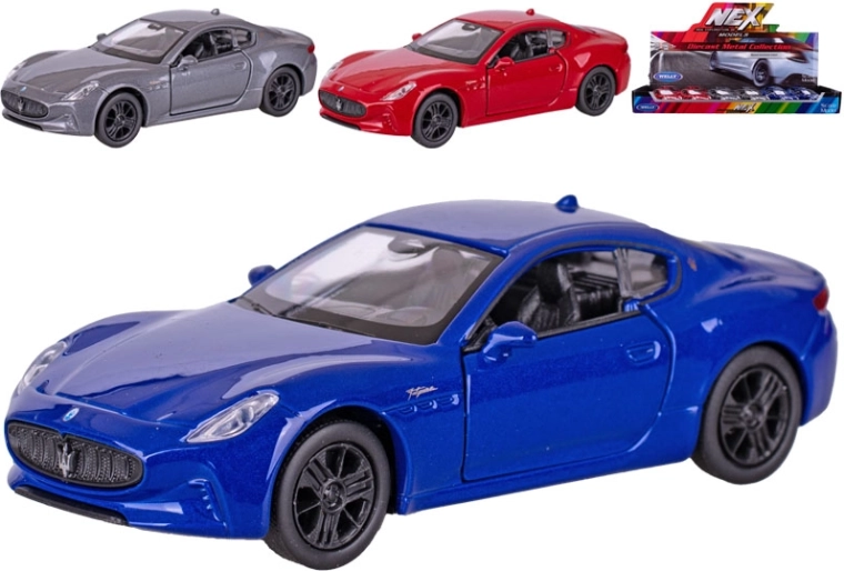 Welly Maserati GranTurismo Folgore metalen model 1:34 met pull-back functie