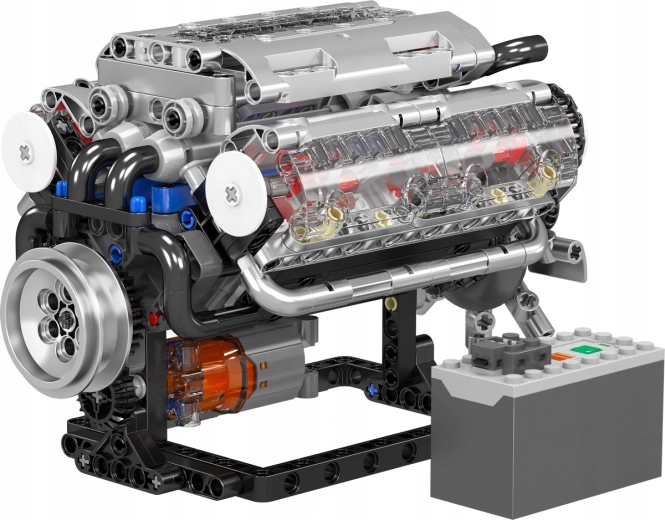 V8-motorbouwset Mould King met 552 onderdelen