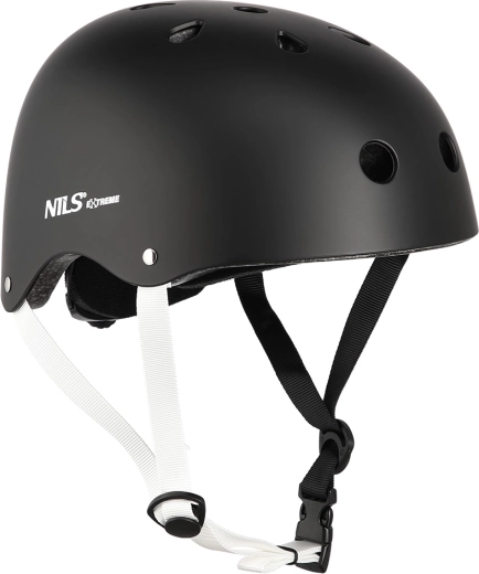 Helm NILS Extreme MTW001 – zwarte freestylehelm – XS (48-52 cm)