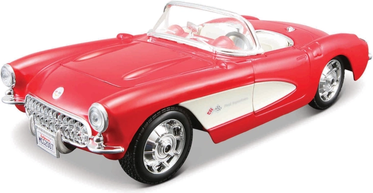Maisto 1957 Corvette bouwpakket automodel 1:24