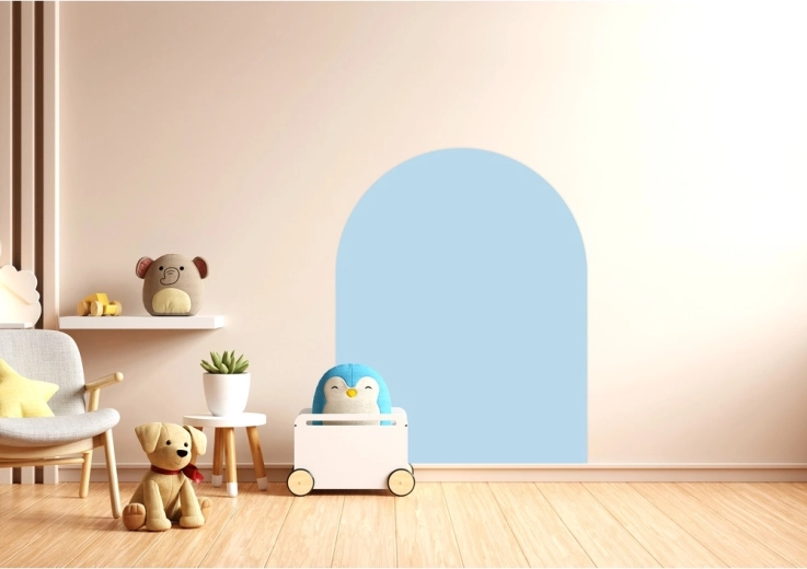 Cleverclixx magnetische wandfolie Clever Blue 95 × 75 cm