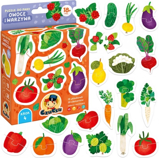 Koppelpuzzels - Fruit en groenten