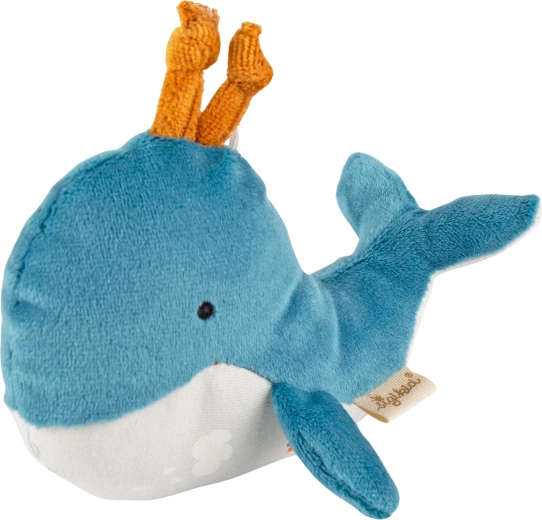 Sigikid pluchen walvis met rammelaar voor baby’s