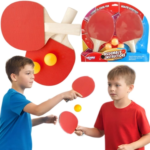 Woopie tafeltennisset met 3 balletjes