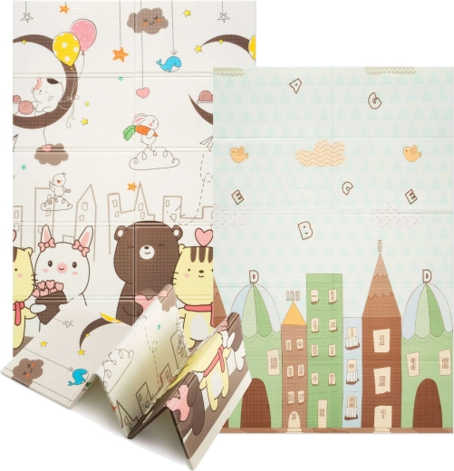 Dubbelzijdig design met educatieve motieven