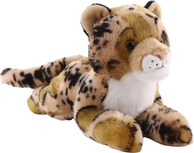 Pluchen liggende luipaard 25 cm