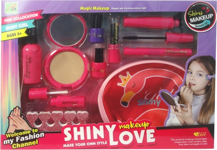 Kinderbeautyset met cosmetictasje en accessoires