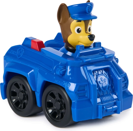 Chase in politieauto klaar voor actie