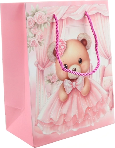 Schattig beertjesmotief in pasteltinten