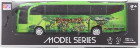 Kinderbus Dino met effecten op batterijen