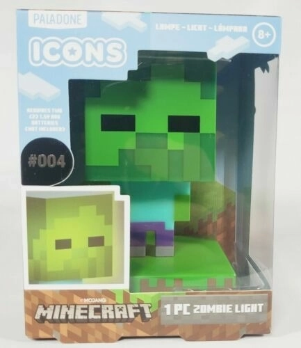 Lichtgevende Minecraft-zombifiguur