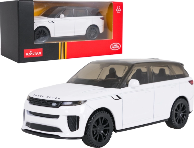 Metalen model Range Rover Sport SV RASTAR op schaal 1:43, wit