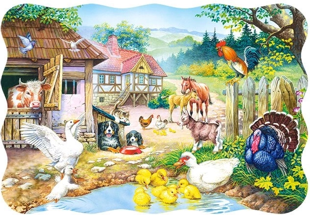 Kinderpuzzel Boerderij 30 stukjes