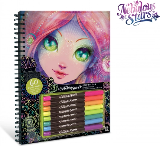 Kleurboek Nebulous Star met Zwarte Pagina's
