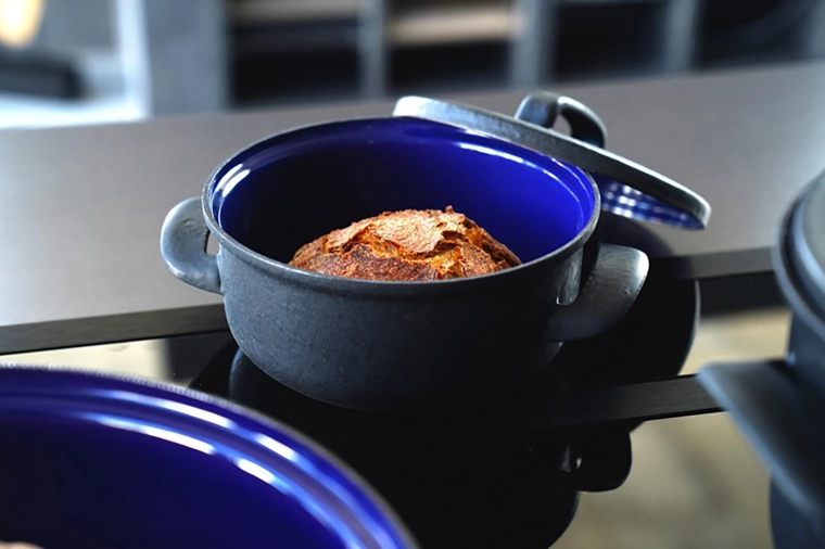 Duurzame blauwe binnenemaille