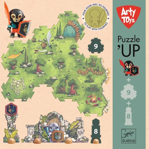 Djeco Puzzl’Up strijd – puzzel 18 stukjes