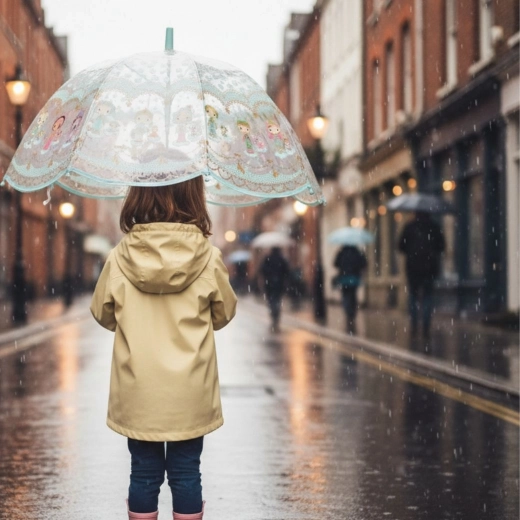 Transparante kinderparaplu Tinyly van DJECO