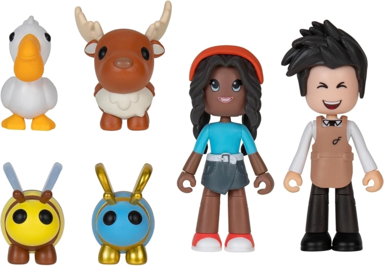 Beweegbare figuren van mensen en dieren