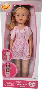 Lopende pop Julka Smily Play 70 cm