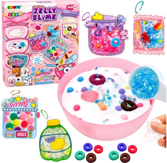 Creatieve DIY-set om jelly slime te maken met accessoires