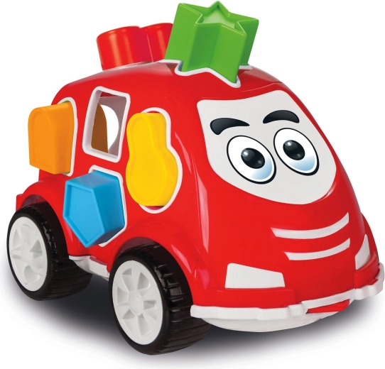 Jamara educatieve auto – vormenstoof rood