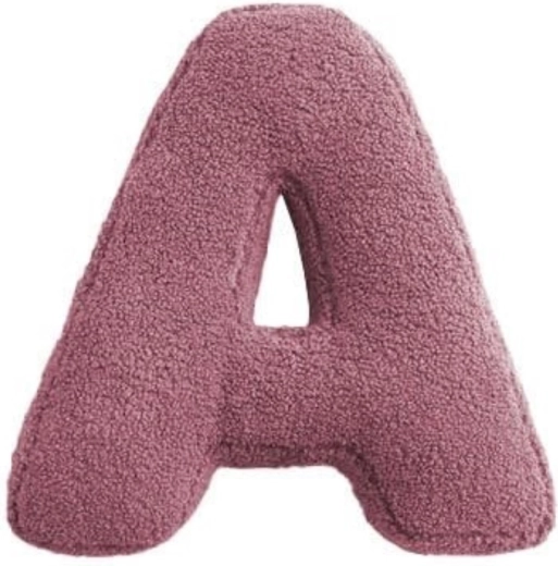 Mealini pluchen letter A roze - 1 stuk