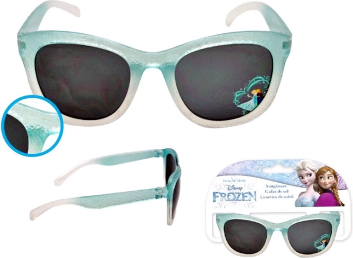 Meisjeszonnebril FROZEN 2 met brokaat