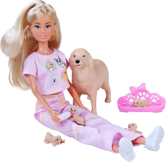 Mandje voor het comfort van de puppy