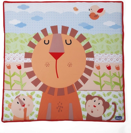 Zacht speelkleed met diertjes voor zintuiglijke ontwikkeling