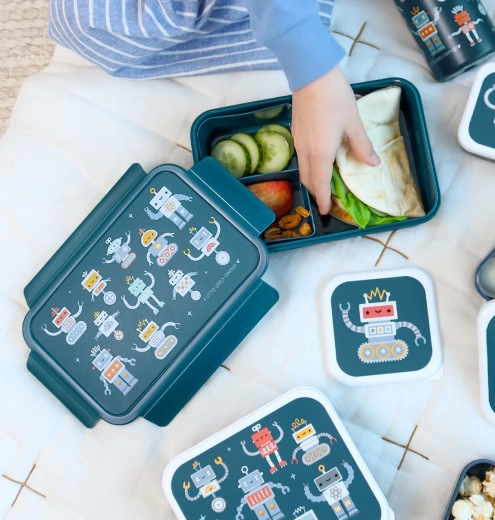 Overzichtelijk georganiseerde snack
