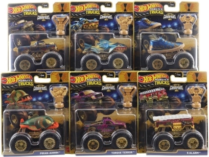 Hot Wheels Monster Trucks Bigfoot-kampioen met trofee - 1 stuk