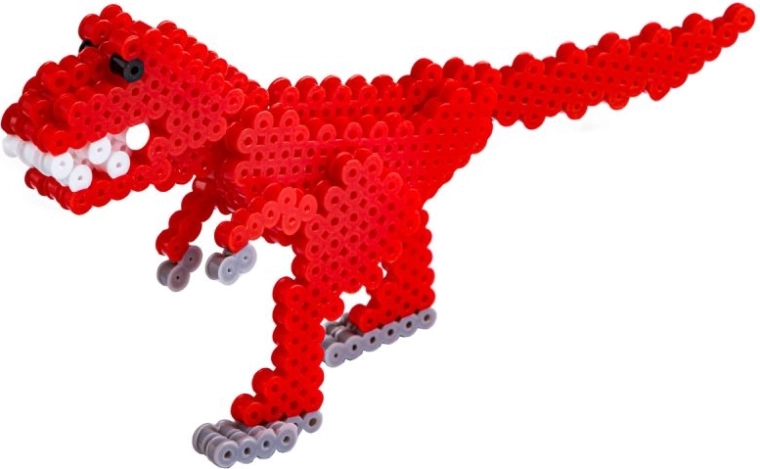 3D model T‑Rex van strijkkralen