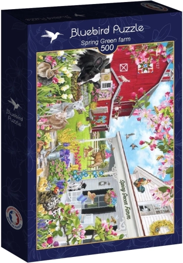 Bluebird puzzel Farm Spring Green 500 stukjes