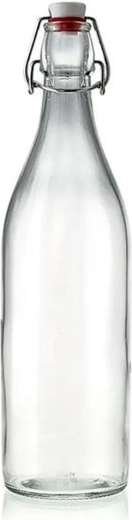 Glazen fles met beugelsluiting TORO 1 l